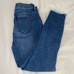 Pacsun high-rise ankle ripped jeans (jeggins)
